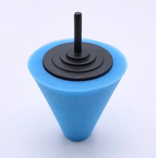 Car Wheel Detail Polishing Disc & Cone Sponge Set