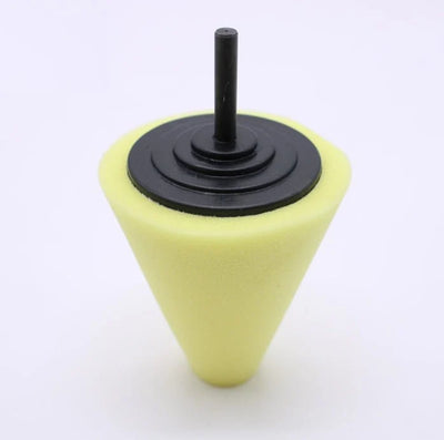 Car Wheel Detail Polishing Disc & Cone Sponge Set