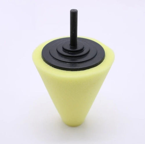 Car Wheel Detail Polishing Disc & Cone Sponge Set