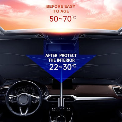 Foldable Car Windshield Sun Umbrella