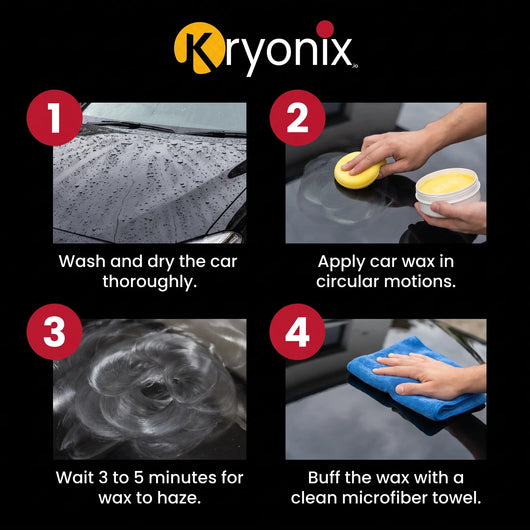 Kryonix Shine & Care Car Polish Wax (230g)